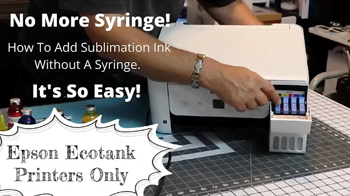 Sublimation Inks For Epson Ecotank Printers   Easy Transfer