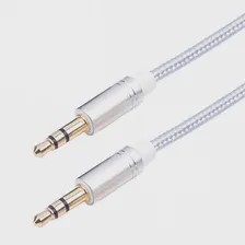 AFDJ Кабель Stereo Jack 3.5 - Stereo Jack 3.5, 1 м, серебристый