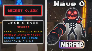 NEW JACK O ENDO SECRET is MID!? (Five Nights TD)
