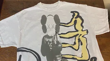 Распаковка/обзор футболки Travis Scott Cactus Jack + Kaws For Fragment