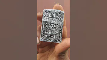 x man Jack Daniels old No.7 Brand Jennessee whiskey smoking lighter