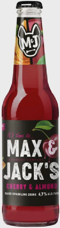 Пивной напиток "Max & Jack's" Cherry & Almond, 400 мл