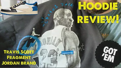 Travis Scott/Cactus Jack x Fragment x Jordan Brand Hoodie!?! Review and Try-On!! hoodie is 🔥