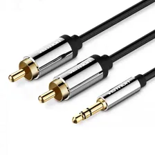 Аудио кабель Jack 3.5 мм M на 2RCA M, 3 м.