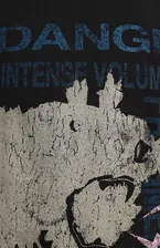 Хлопковая футболка Travis Scott Cactus Jack x Fragment Danger Tee