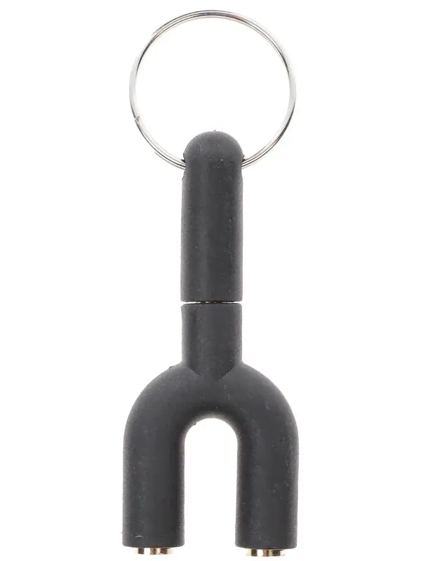 Переходник Dexp 3.5 mm jack 4pin - 3.5 mm jack x2 черный Male-Female Dexp-0