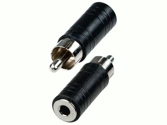 Переходник RCA (штекер) - Jack mono 3.5(гнездо)-0