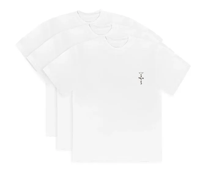 Travis Scott Cactus Jack White Tee