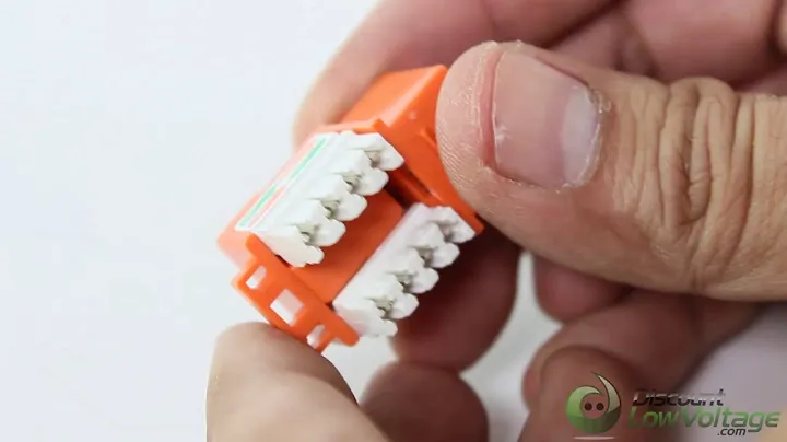 Category 6 Keystone Jack Module - ORANGE