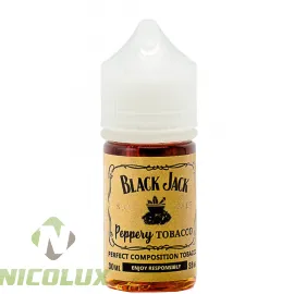 Жидкость Black Jack SALT Peppery tobacco