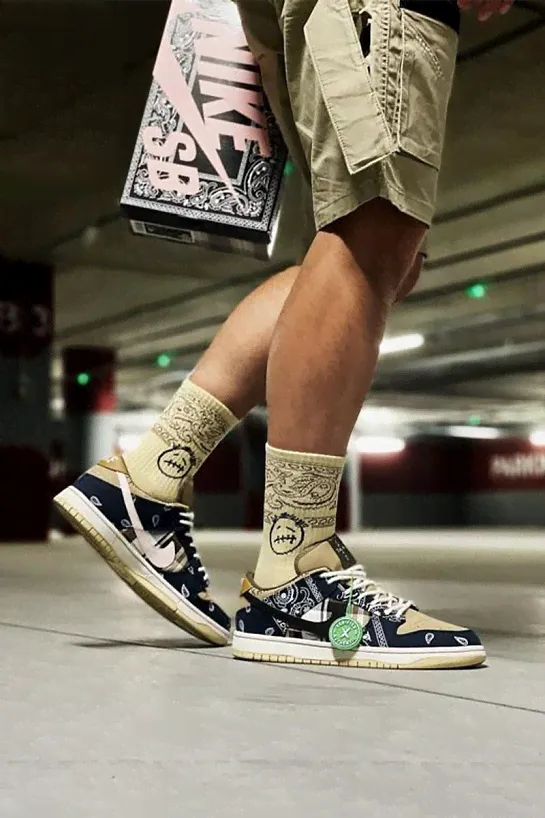 Кроссовки Nike SB Dunk Low x Travis Scott "Cactus Jack"-4