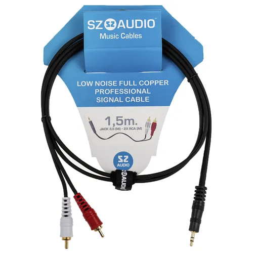 Jack 3,5 - 2X RCA 1.5m-0