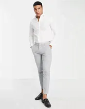Jack & Jones Premium slim fit shirt in white