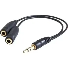  2x3.5mm Jack (f) - 3.5mm Jack (m) (Ningbo JAAA095-B) ()