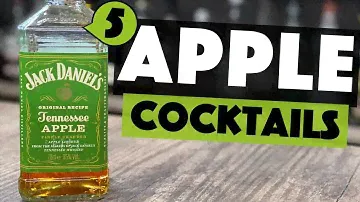 5 APPLE Jack Daniels Cocktails (Jack Daniels Apple Whiskey Cocktails) Steve the Barman
