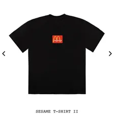McDonalds x Travis Scott Cactus Jack Sesame T-Shirt II-Large