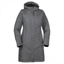 Пальто Jack Wolfskin Damen Wintermantel Crystal Iceguard, grey heather, XS, 1201011-6110001
