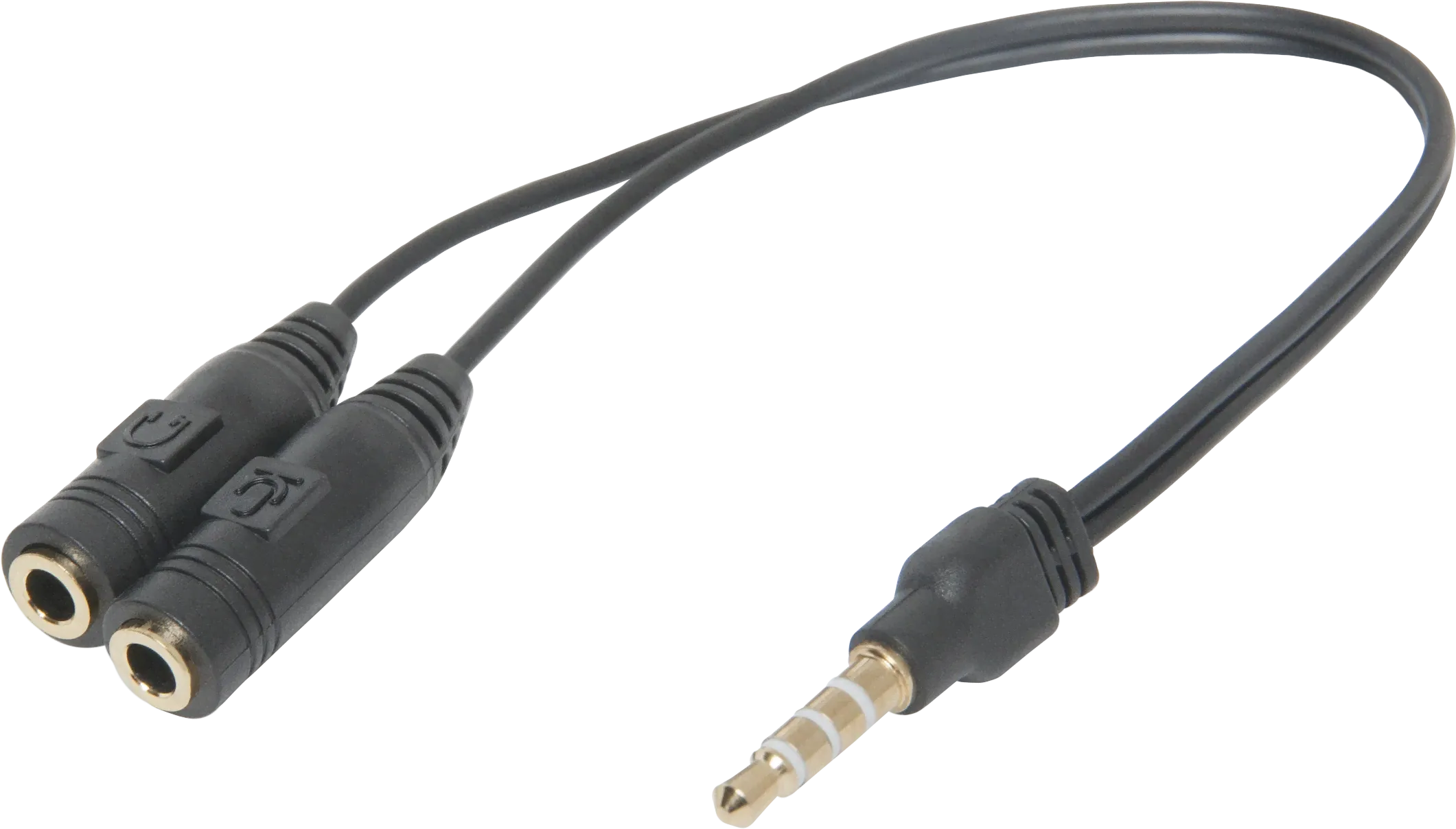 Defender Переходник Headset Jack 23.5jack—3.5 4pin jack 0,15м / Defender Headset Jack 2x3.5 jack—3.5 4pin jack 0.15м / Defender Переходник Headset Jack 23.5jack—3.5 4pin jack 0,15м