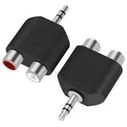 Переходник Aceline 3.5 mm jack - RCA (х2)